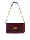 Golden Goose Gioia Burgundy Leather Bag In Rojo Oscuro