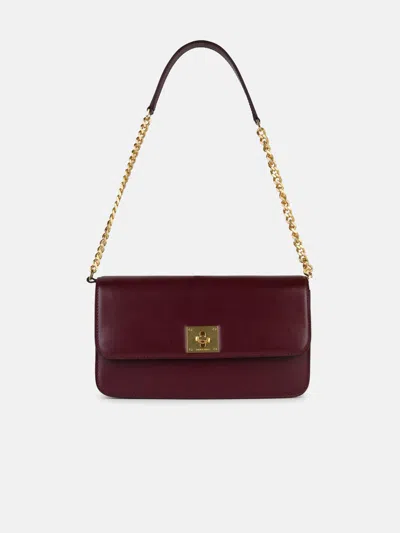 Golden Goose 'gioia' Burgundy Leather Crossbody Bag In Bordeaux