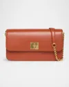 Golden Goose Gioia Flap Leather Shoulder Bag