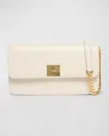 Golden Goose Gioia Flap Leather Shoulder Bag In Buttercream