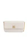 Golden Goose Gioia Leather Shoulder Bag In White