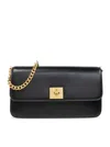 Golden Goose Gioia Bag In Black Palmellato Leather With Gold Details In Black
