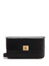 Golden Goose Gioia Bag In Black Palmellato Leather With Gold Details In Black