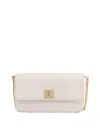 Golden Goose Gioia Leather Shoulder Bag In White