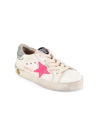 Golden Goose Kids Super Star Lace-up Sneakers In Multi