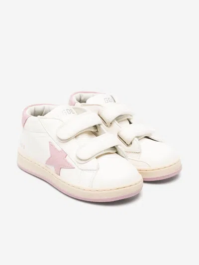 Golden Goose Kids' May School Sneakers In White