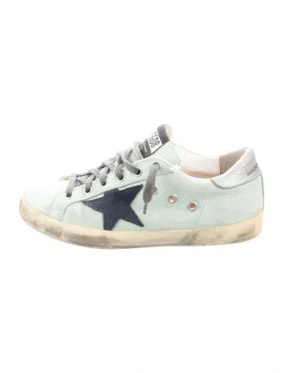 Pre-owned Golden Goose Kids' Girls' Low Top Sneakers In Green