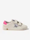 GOLDEN GOOSE GIRLS MAY SCHOOL LEATHER TRAINERS