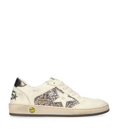 Golden Goose Kids' Glitter Ball Star Sneakers In Multi