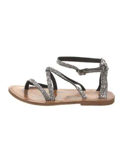Pre-owned Golden Goose Glitter Gladiator Sandals