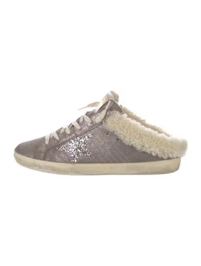 Pre-owned Golden Goose Glitter Glitter Accents Sneakers