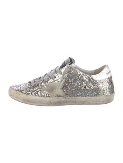 Pre-owned Golden Goose Glitter Glitter Accents Sneakers