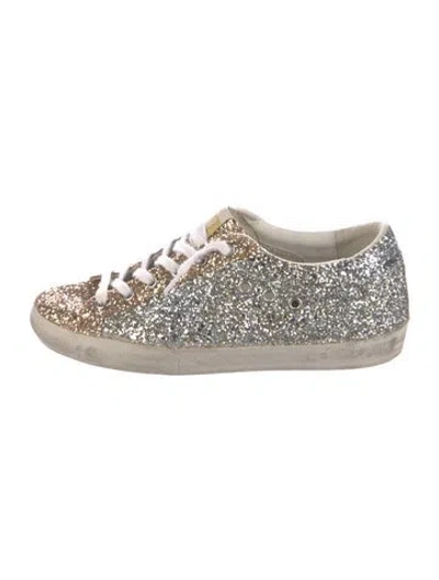 Pre-owned Golden Goose Glitter Glitter Accents Sneakers