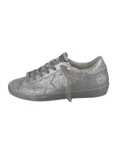 Pre-owned Golden Goose Glitter Glitter Accents Sneakers