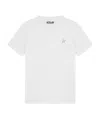 Golden Goose Star Collection T-shirt With Glittered Star On The Front In White