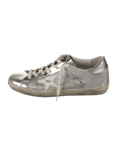 Pre-owned Golden Goose Glitter Patterned Sneakers