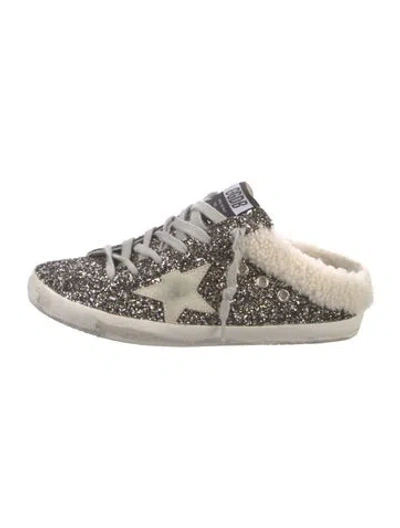 Pre-owned Golden Goose Glitter Patterned Sneakers In Multi