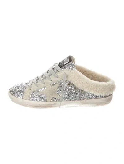 Pre-owned Golden Goose Glitter Printed Sneakers