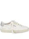 Golden Goose Glitter Sneakers In White