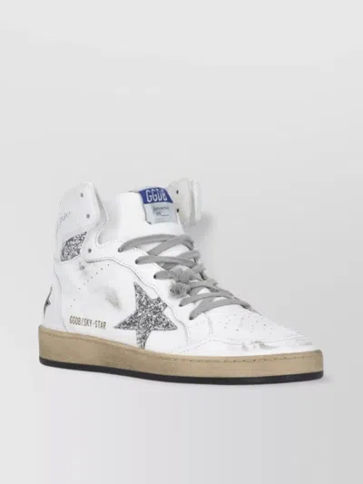 Golden Goose Glitter Star High Top Sneakers