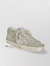 Golden Goose Gray Suede Sneaker Super-star With Glitter