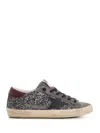 Golden Goose Glitter Super Star Sneakers In Multi