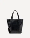 Golden Goose Adjustable Strap Shoulder Bag With High Shine Finish In Black