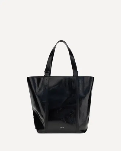 GOLDEN GOOSE GLOSSY LEATHER TOTE BAG