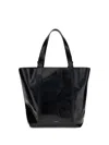 Golden Goose Glossy Leather Tote Bag In Black