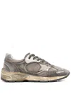 Golden Goose Men's Running Dad Suede And Nylon Upper Leather Star And Heel Sneaker In Black  