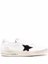 Golden Goose 'stardan' White Low Top Sneakers With Star Patch In White