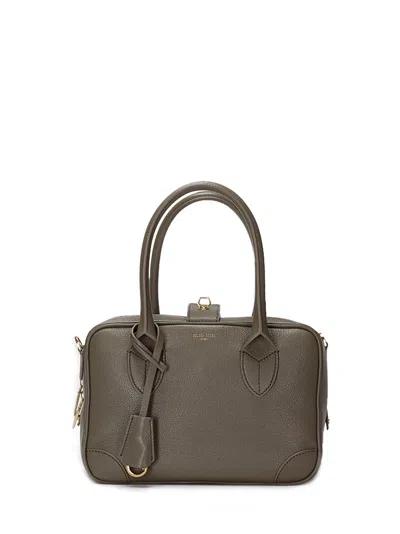 Golden Goose Goat Leather Body Bag In Green