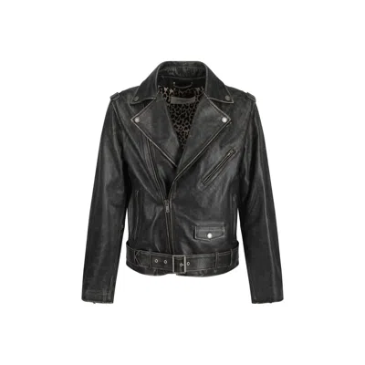 GOLDEN GOOSE GOLDEN BIKER JACKET