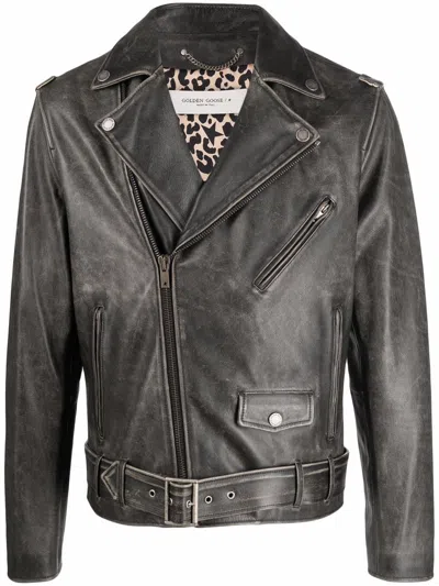 GOLDEN GOOSE GOLDEN BIKER JACKET