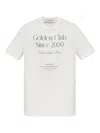 Golden Goose Journey Ms T-shirt Regular Light Cotton Jersey With Print In White