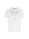 Golden Goose Journey Ms T-shirt Regular Light Cotton Jersey With Print In White