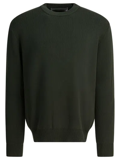 Golden Goose "golden" Crewneck Sweater In Green