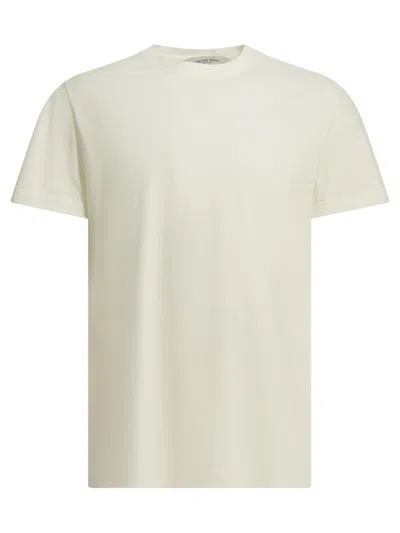 Golden Goose "golden" Crewneck T-shirt In Neutral