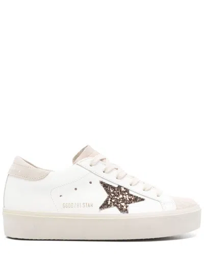 Golden Goose Hi Star Womans Sneakers In White