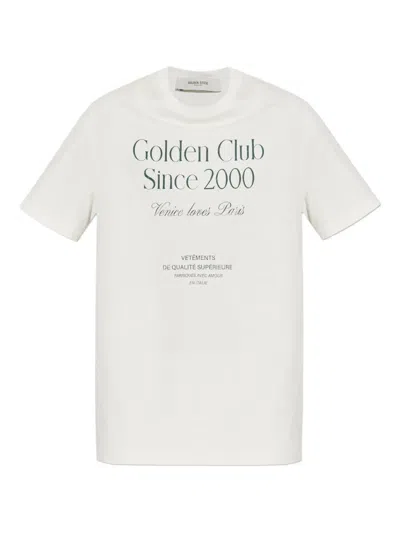 Golden Goose Logo-print Cotton T-shirt In White