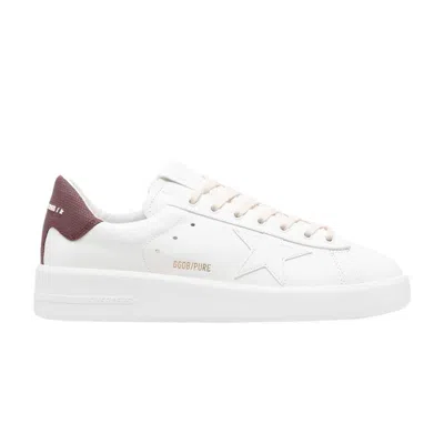Pre-owned Golden Goose Purestar 'white Burgundy' | Men's Size 41