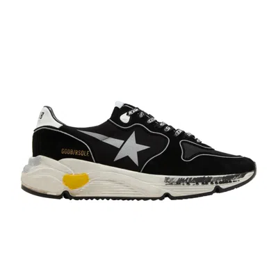 Pre-owned Golden Goose Running Sole 'black Silver' | Men's Size 42