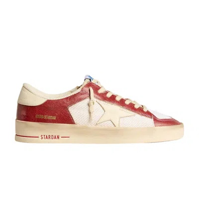 Pre-owned Golden Goose Stardan 'white Ecru Red' | Men's Size 40