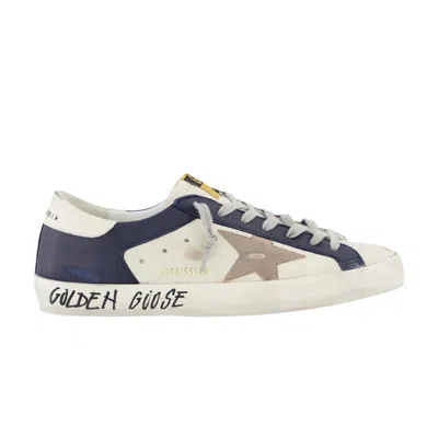 Pre-owned Golden Goose Superstar 'dark Blue Gun Metal' | Men's Size 41
