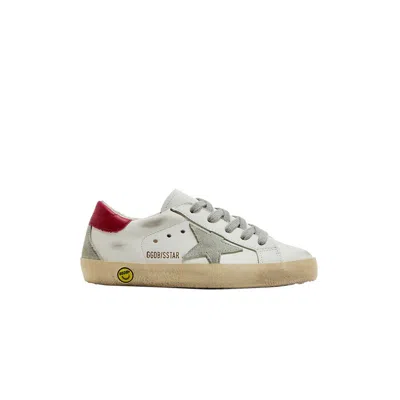 Pre-owned Golden Goose Superstar Infant 'white Red' | Infant Size 25