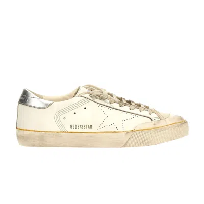 Pre-owned Golden Goose Superstar 'ivory Silver' | Cream | Men's Size 44 In White
