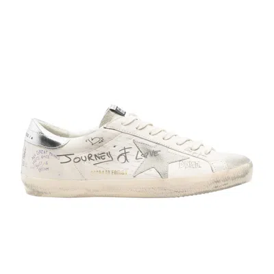 Pre-owned Golden Goose Superstar 'journey Of Love' | White | Men's Size 40