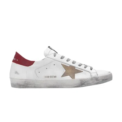 Pre-owned Golden Goose Superstar 'white Bordeaux' | Men's Size 44