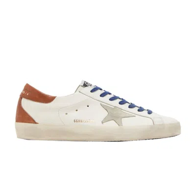 Pre-owned Golden Goose Superstar 'white Brown Blue' | Men's Size 45