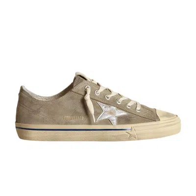 Pre-owned Golden Goose V-star 'dove Grey Silver Metallic' | Brown | Men's Size 45